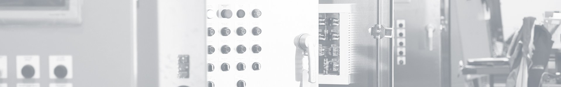 EleMech workshop, where several control panels are being manufactured and tested.